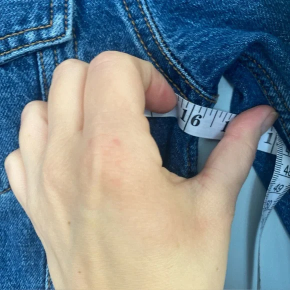 Old Navy Non-Stretch Jean Trucker Jacket Boy Size Medium (8) Medium Wash Cotton - Picture 6 of 8